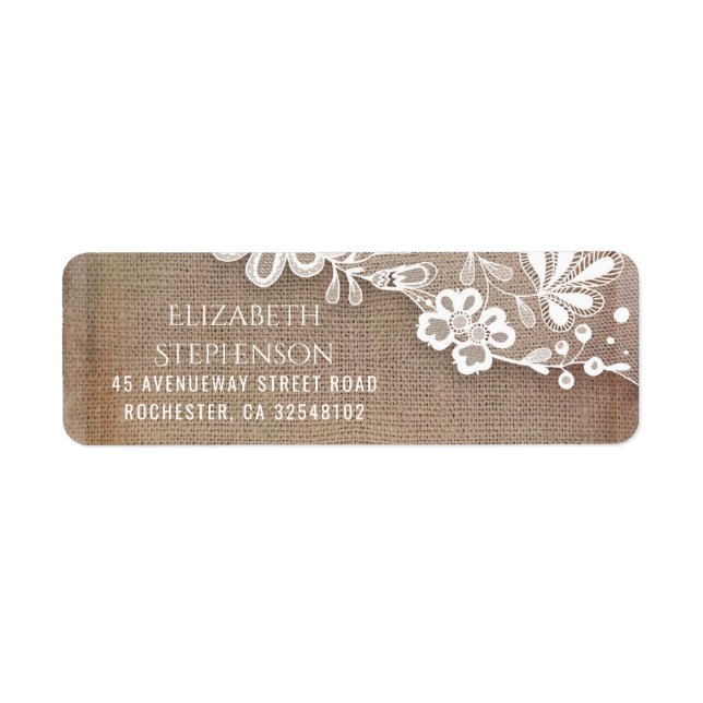 Vintage Hochzeit und Rustikale Hochzeit (Vorne)