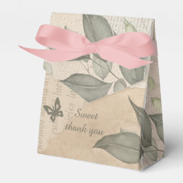 Vintage Hochzeit von Boho eucalyptus Geschenkschachtel