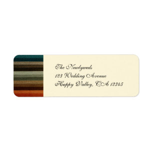 Vintage Hochzeit, warmer Herbst Stripes Muster