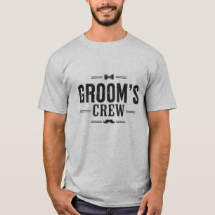 Vintage-Hochzeitsgesellschaft des Bräutigams T-Shirt