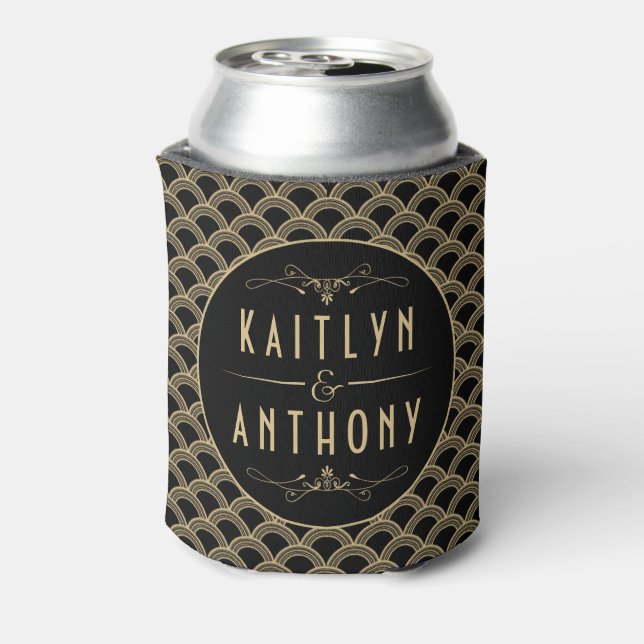 Vintage Hochzeitskollektion Art Déco Gatsby von 19 Dosenkühler (Kanne Rückseite)