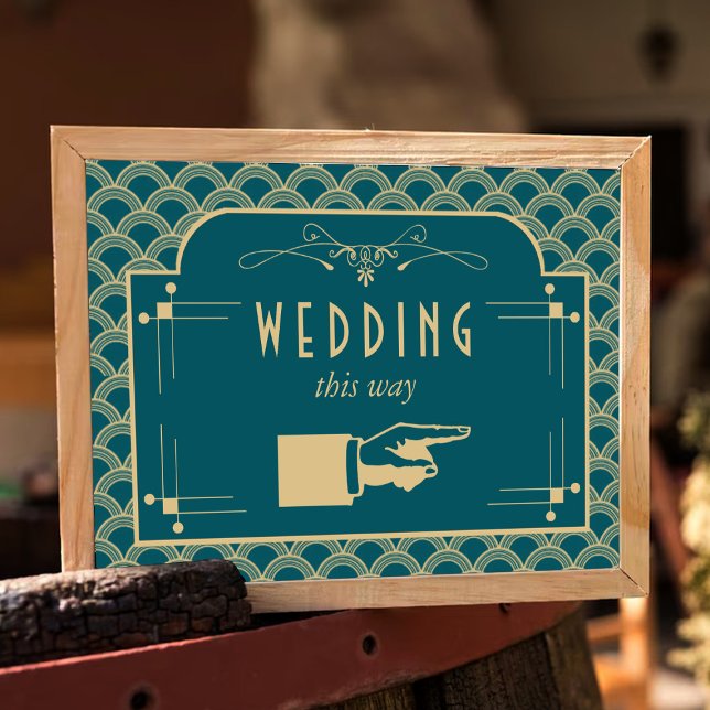 Vintage Hochzeitskollektion Art Déco Gatsby von 19 Poster (Von Creator hochgeladen)
