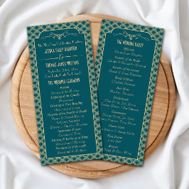 Vintage Hochzeitskollektion Art Déco Gatsby von 19 Programm
