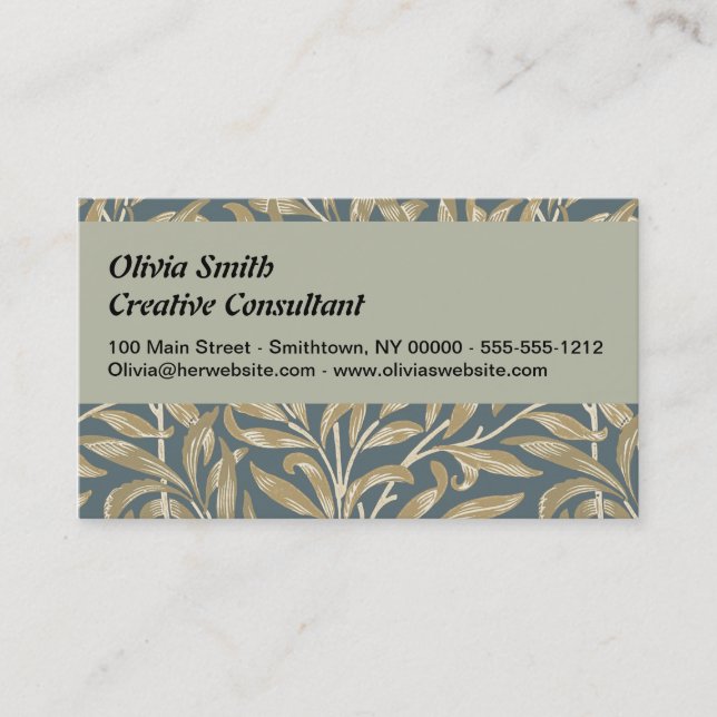 Vintage Hochzeitskunst von 1844 Visitenkarte (Vorderseite)