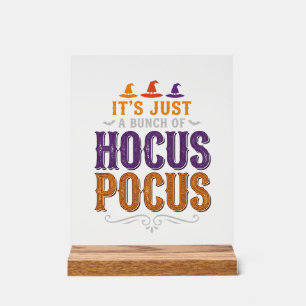 Vintage Hocus Pocus Halloween-Schriftdesign_1 Acrylschild