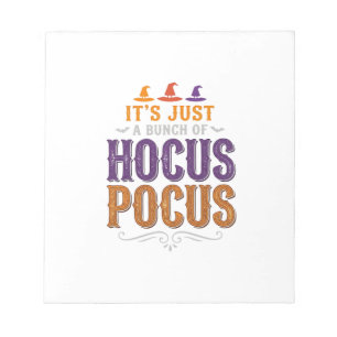 Vintage Hocus Pocus Halloween-Schriftdesign_1 Notizblock