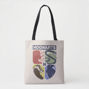 Vintage HOGWARTS™ gestempeltes Wappen Tasche