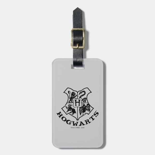 Vintage HOGWARTS™-Wappen Gepäckanhänger (Vorderseite vertikal)