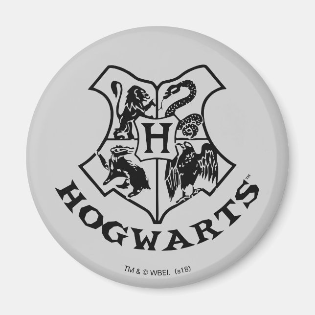 Vintage HOGWARTS™-Wappen Magnet (Vorne)