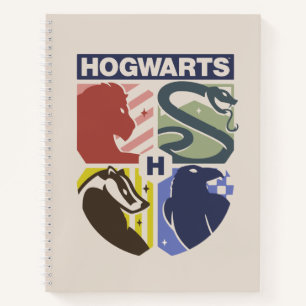 Vintage HOGWARTS™-Wappen Notizbuch