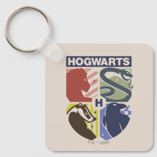 Vintage HOGWARTS™-Wappen Schlüsselanhänger