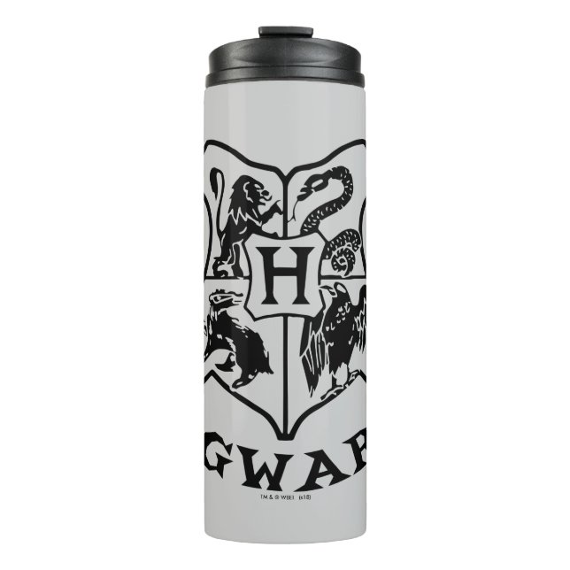 Vintage HOGWARTS™-Wappen Thermosbecher (Vorderseite)