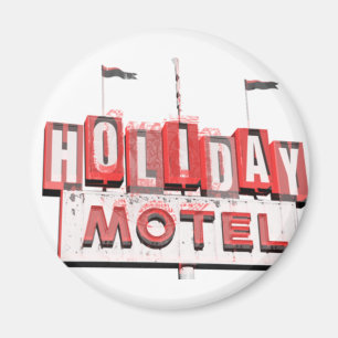 Vintage-Hollywood-Motelschild Magnet