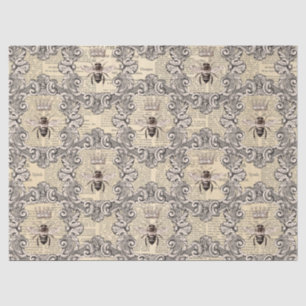 Vintage Honey Bee Series Design 17 Tissue Paper Seidenpapier