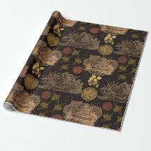 Vintage Honeycomb Bee Black