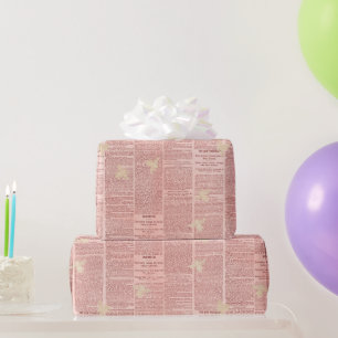 Vintage Honigbienen-Muster  Geschenkpapier