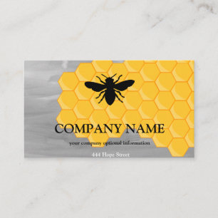 Vintage Honigwabenkraut-BieneKeeper Honigapairist Visitenkarte
