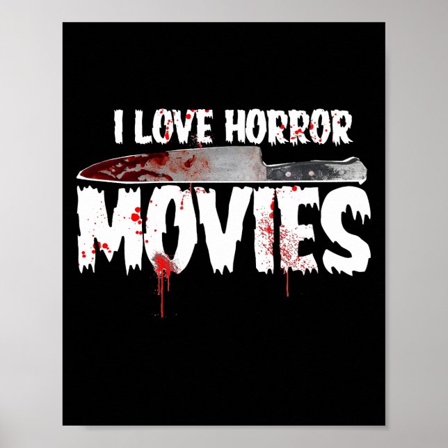 Vintage Horror Filmkunst Poster (Vorne)