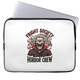 Vintage-Horror-Shirt Fright Society Totenkopf-Desi Laptopschutzhülle
