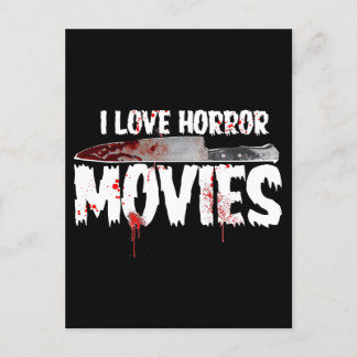 Vintage-Horrorfilm-Kunst Postkarte