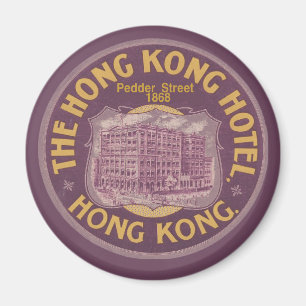 Vintage Hotel Hongkong Magnet