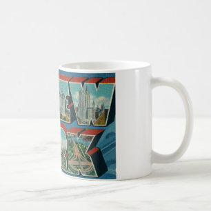 Vintage Howdy aus New York Kaffeetasse