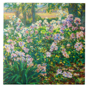 Vintage hübsche Blume Windblumenillustrierung Fliese