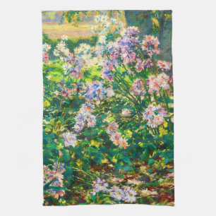 Vintage hübsche Blume Windblumenillustrierung Geschirrtuch