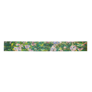 Vintage hübsche Blume Windblumenillustrierung Satinband