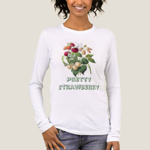 Vintage hübsche Erdbeeren-Illustration personalisi Tri-Blend Shirt