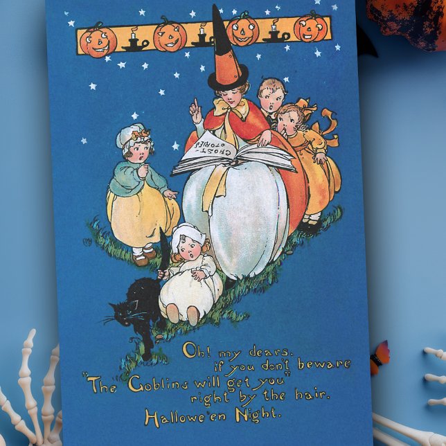 Vintage Hübsche Hexenleser-Geistergeschichten Seidenpapier (Von Creator hochgeladen)