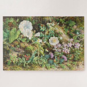 Vintage hübsche Petunien Blumen Blumenmalerei