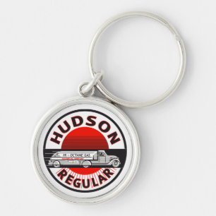 Vintage Hudson Regular Benzinschild Schlüsselanhänger