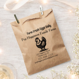 Vintage Hühnerfarm Geschenktütchen