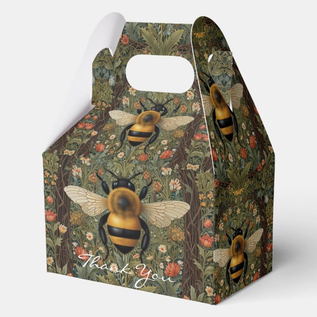 Vintage Hummel, botanisch-blumenartig Geschenkschachtel (Vorderseite)