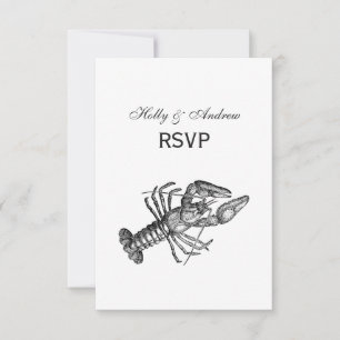 Vintage Hummer #1 Zeichnend RSVP Karte