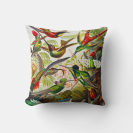 Vintage Hummingbirds von Ernst Haeckel Kissen
