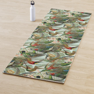Vintage Hummingvögel Yogamatte