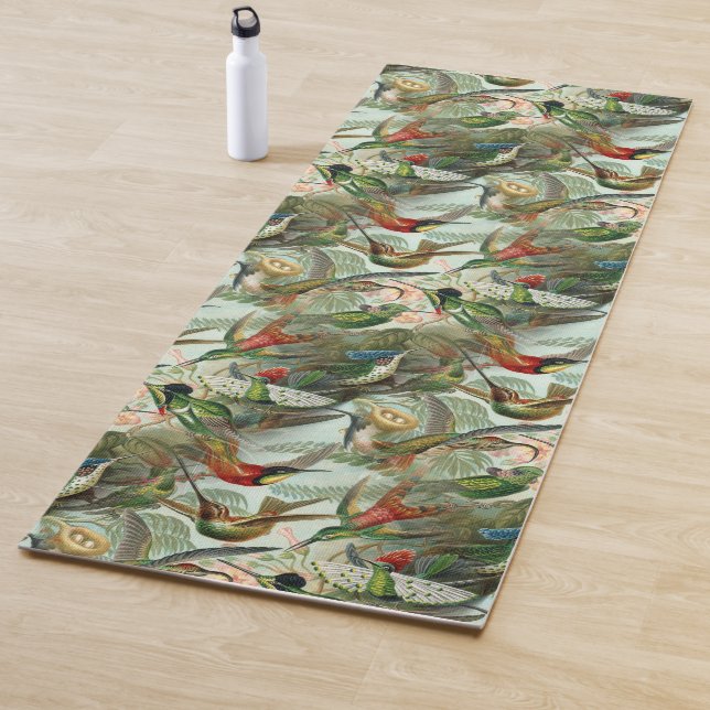 Vintage Hummingvögel Yogamatte (Beispiel)