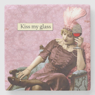 Vintage Humor Untersetzer