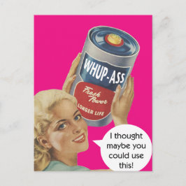 Vintage humorvolle Postkarte