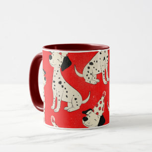 Vintage-Hundegeburtstag Tasse
