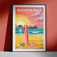 Vintage Huntington Beach Kalifornien