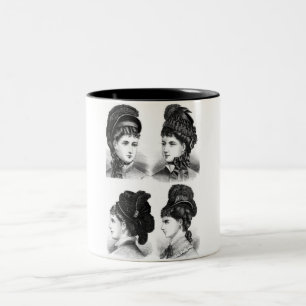 Vintage Hüte Zweifarbige Tasse
