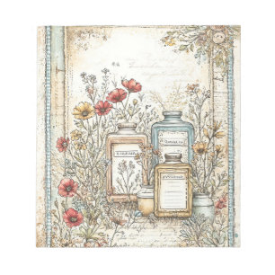 Vintage Hütte Bauernhof Papier Notepad Notizblock