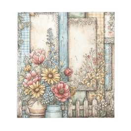 Vintage Hütte Bauernhof Papier Notepad Notizblock