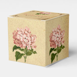 Vintage Hydrangea-Gastgeschenk Hochzeit Geschenkschachtel