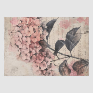 Vintage Hydrangea-Illustration Seidenpapier