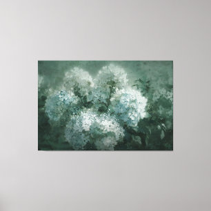 *~* Vintage Hydrangea TV2 toile étirée Impression