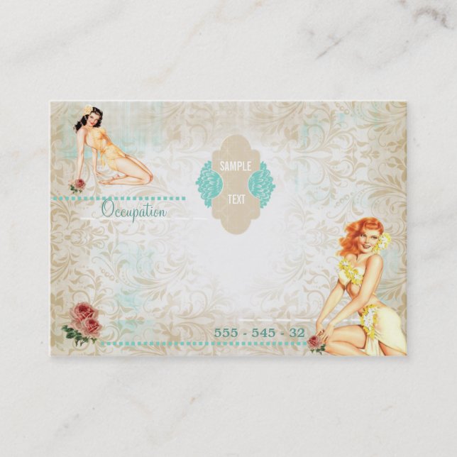 Vintage I - Carte de visite (Devant)